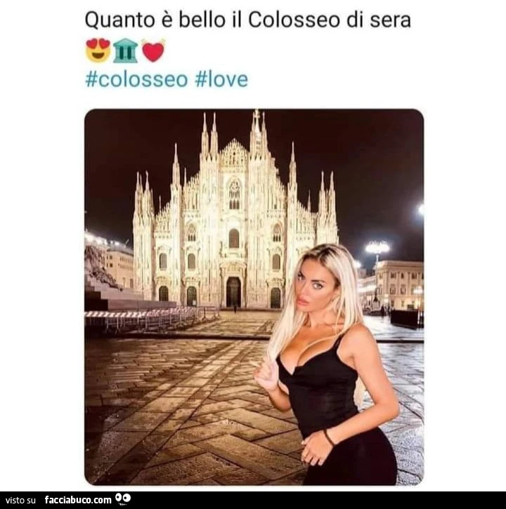Quant'è bello il Colosseo di sera
