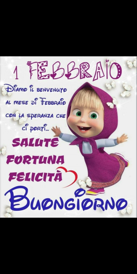 Buongiorno febbraio