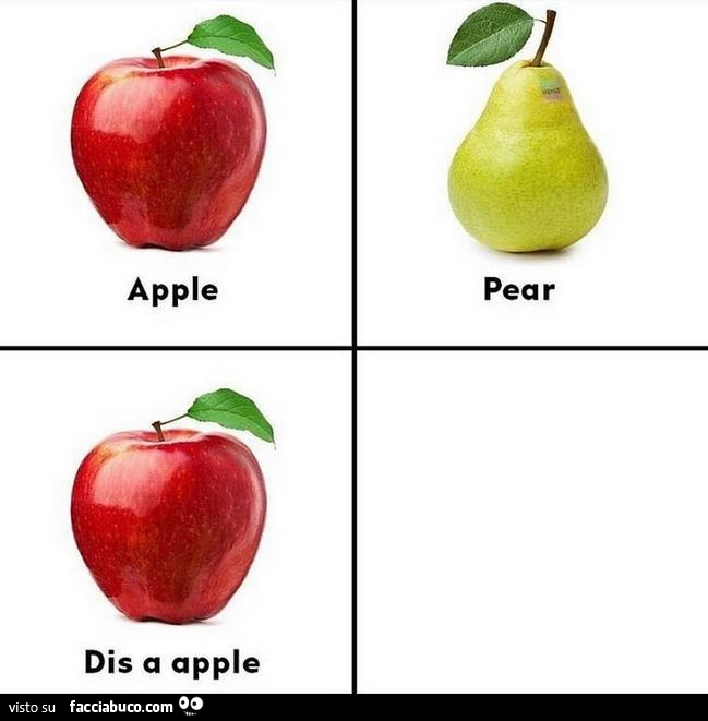 Apple Pear dis a apple