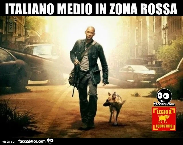 Italiano medio in zona rossa