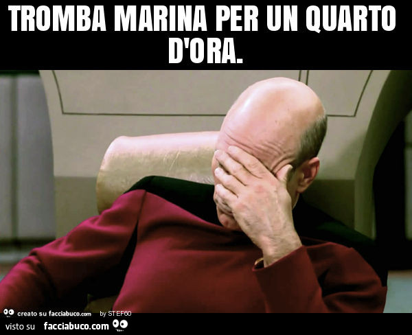 Tromba marina per un quarto d'ora