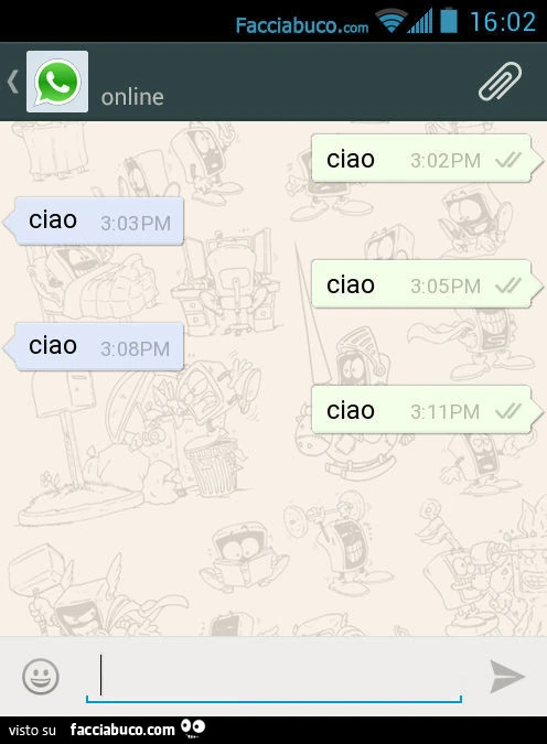 Ciao. Ciao. Ciao. Ciao. Ciao