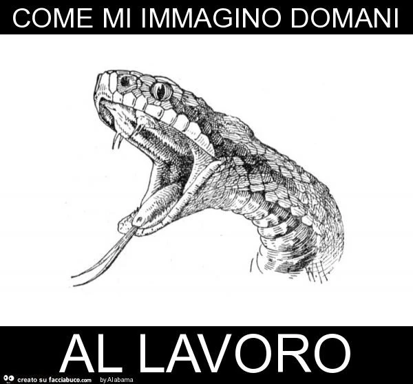 Come mi immagino domani al lavoro