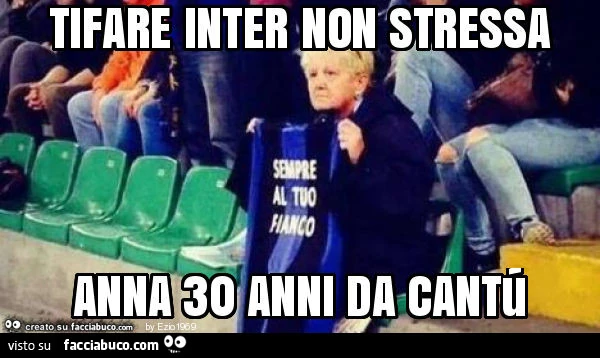 Tifare inter non stressa anna 30 anni da cantú