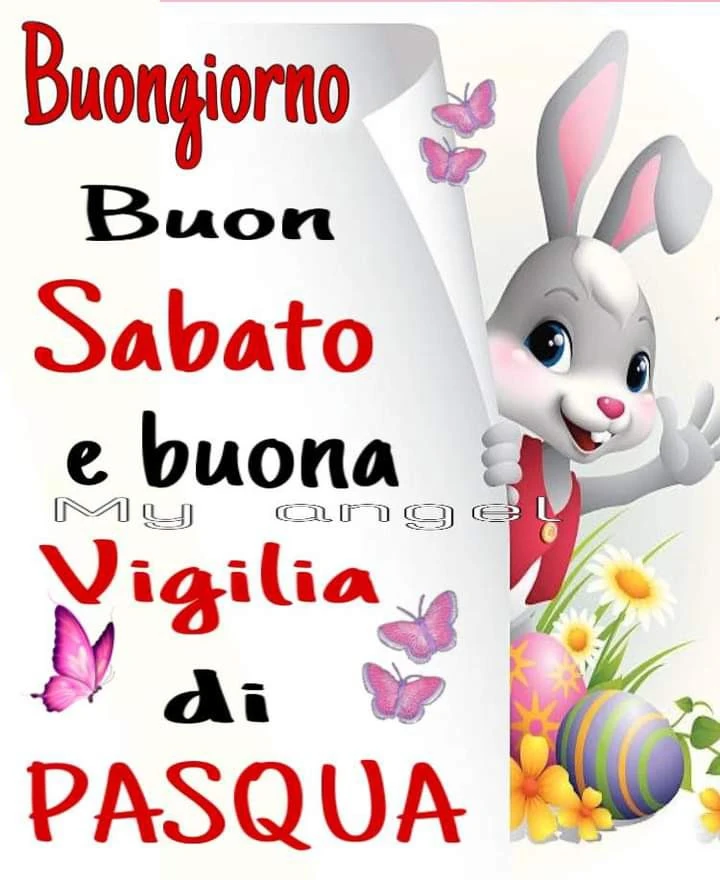 Buona vigilia di Pasqua