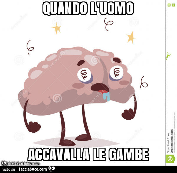 Quando l'uomo accavalla le gambe