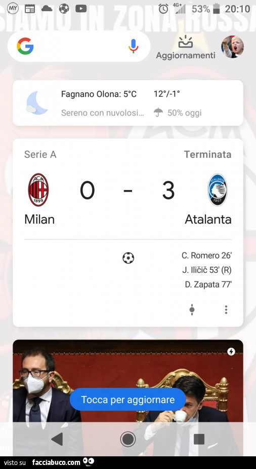 Milan 0 Atalanta 3