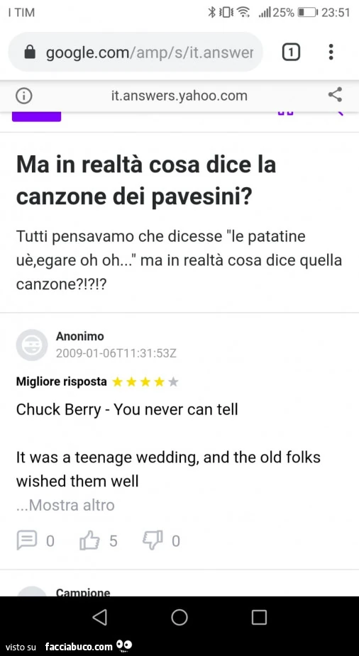 Ma in realtà cosa dice la canzone dei pavesini?