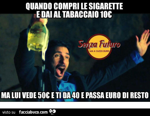 Senza futuro ma a cazzo duro