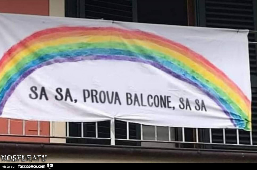 Sa sa, prova balcone, sa sa