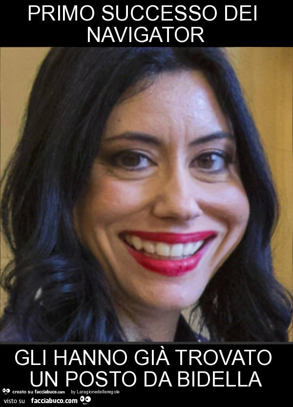 Primo successo dei navigator gli hanno già trovato un posto da bidella