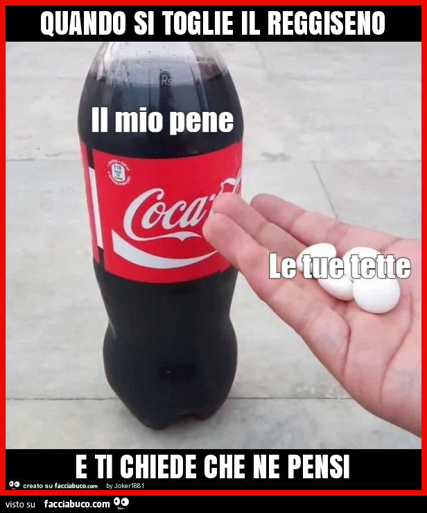 Quando si toglie il reggiseno e ti chiede che ne pensi