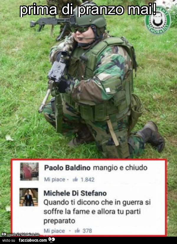 Prima di pranzo mai