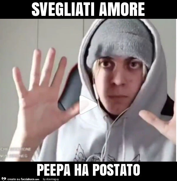 Svegliati amore peepa ha postato