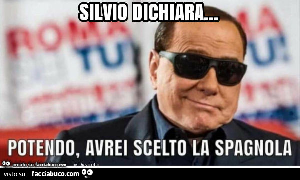 Silvio dichiara