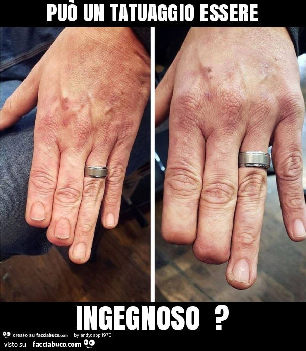 Può un tatuaggio essere ingegnoso?