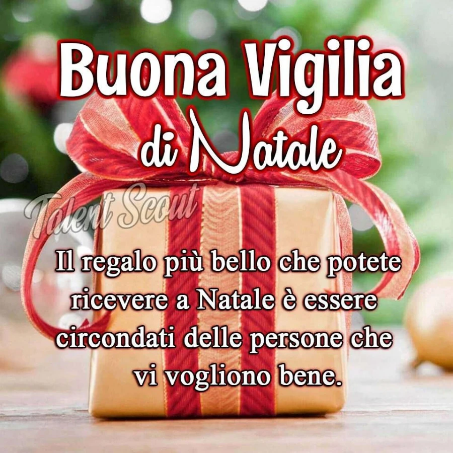 Buona vigilia di Natale