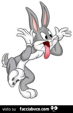 Bugs Bunny fa la linguaccia
