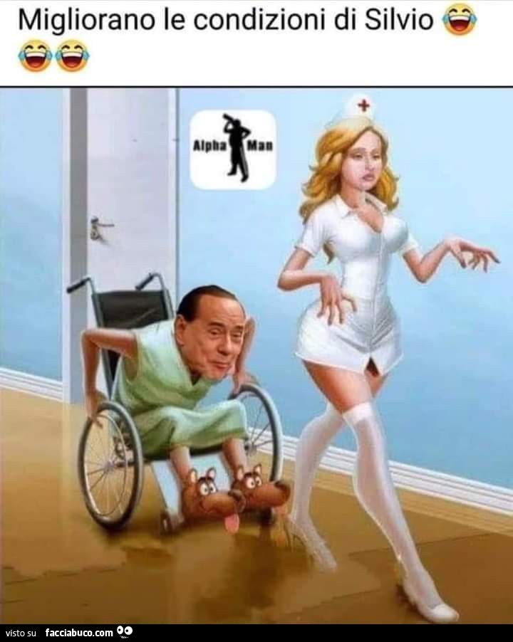 Migliorano le condizioni di silvio