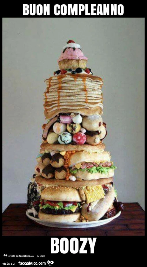 Buon compleanno boozy