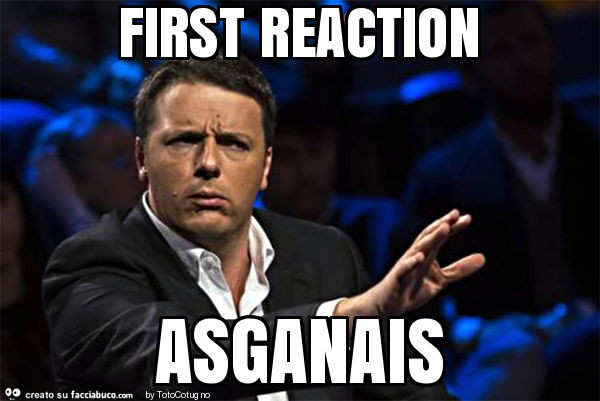 First reaction asganais