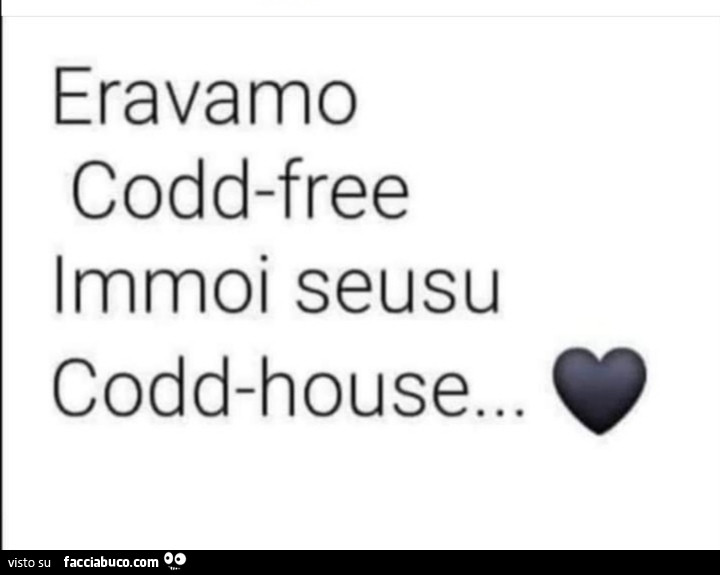 Eravamo codd free immoi seusu codd-house