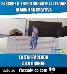 Passare il tempo durante la lezione