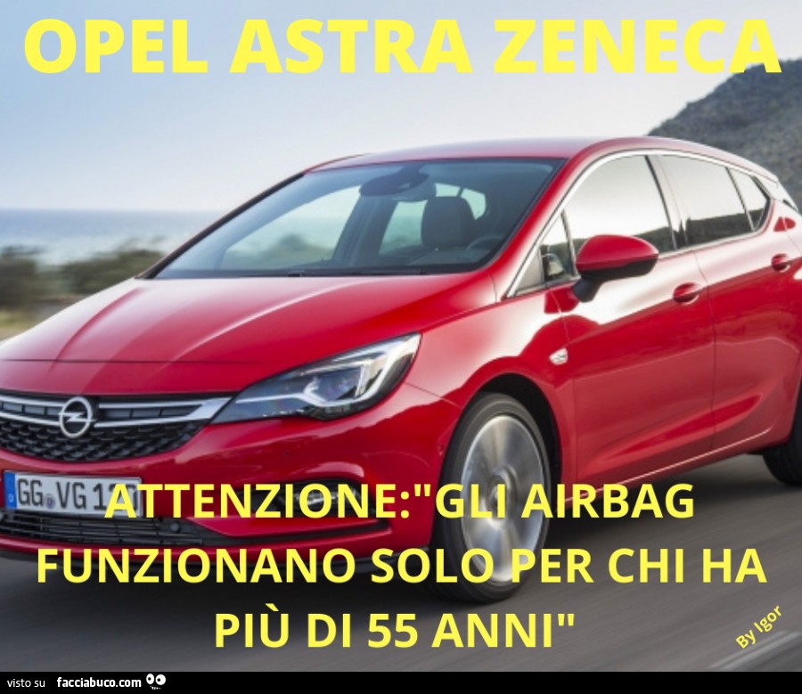 Opel Astra zeneca