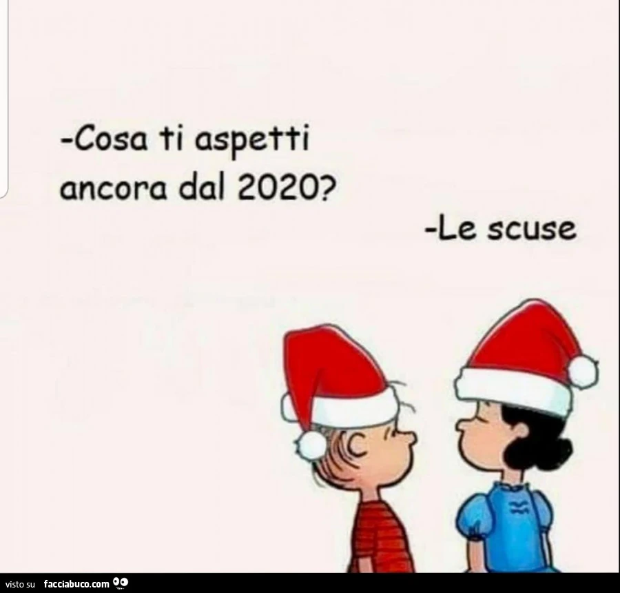 Cosa ti aspetti ancora dal 2020? Le scuse