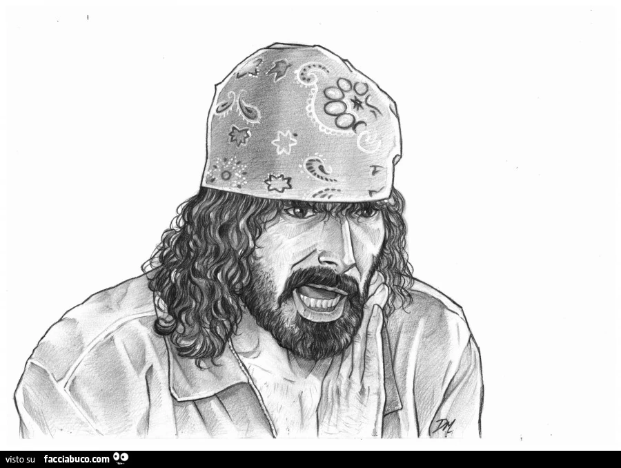 Disegno raffigurante Tomas Milian