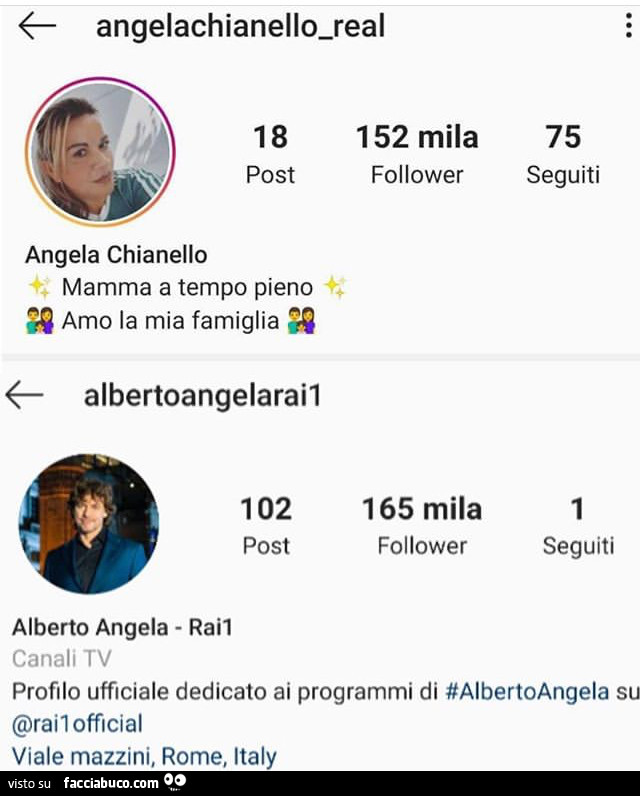 Non ce n'è coviddì 152 mila followers per Angela Chianello