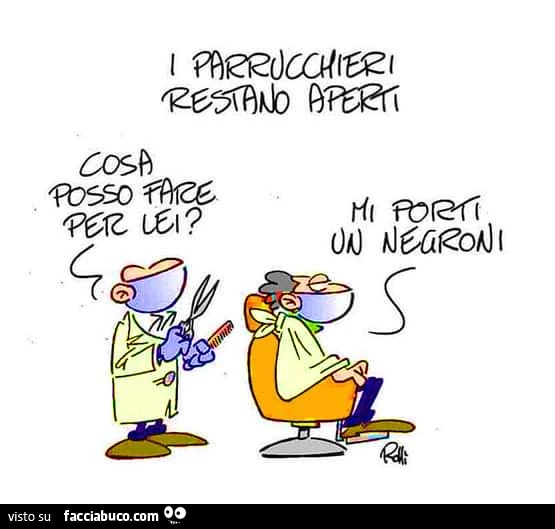 I parrucchieri restano aperti
