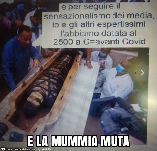 E la mummia muta