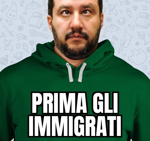 Salvini: prima gli immigrati