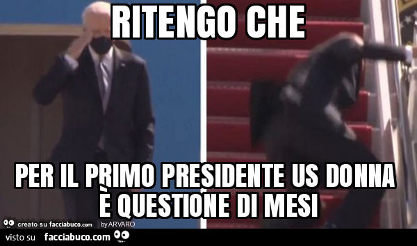 Ritengo che per il primo presidente us donna è questione di mesi