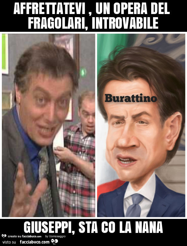 Affrettatevi, un opera del fragolari, introvabile giuseppi, sta co la nana