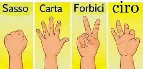 Sasso Carta Forbici Ciro