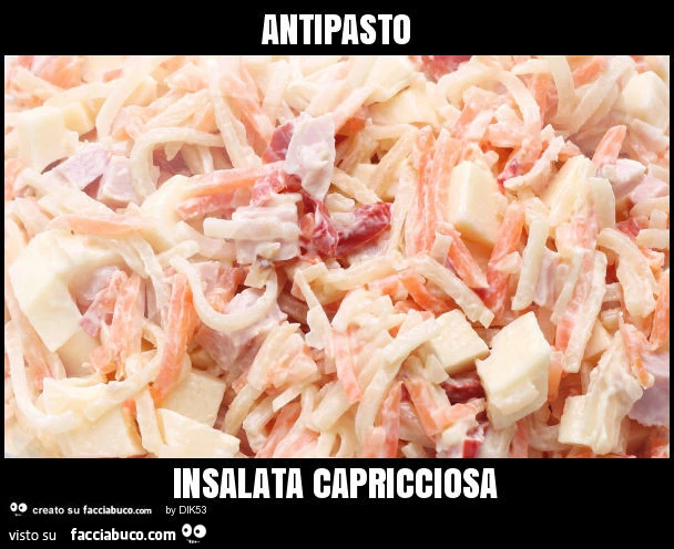 Antipasto insalata capricciosa