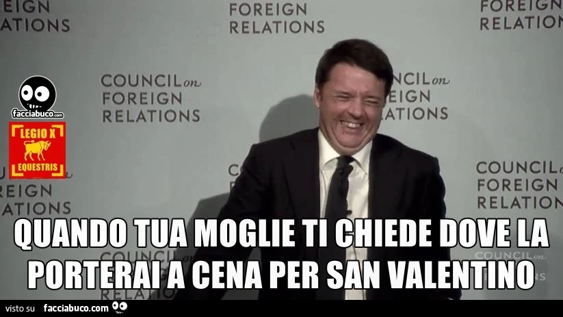 Quando tua moglie ti chiede dole la porterai a cena per san valentino