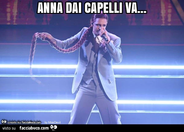 Anna dai capelli va