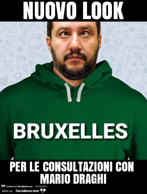 Nuovo look per le consultazioni con mario draghi