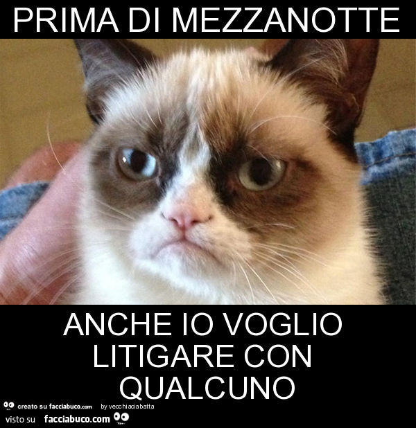 Prima di mezzanotte anche io voglio litigare con qualcuno