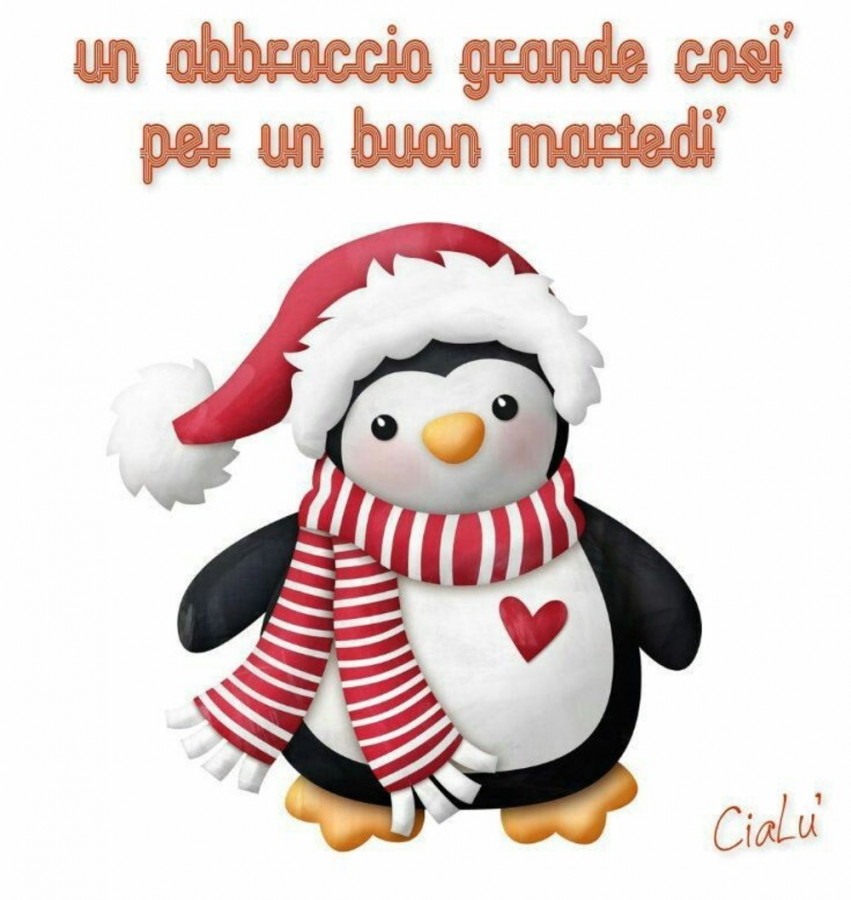 Un abbraccio grande così per un buon martedì