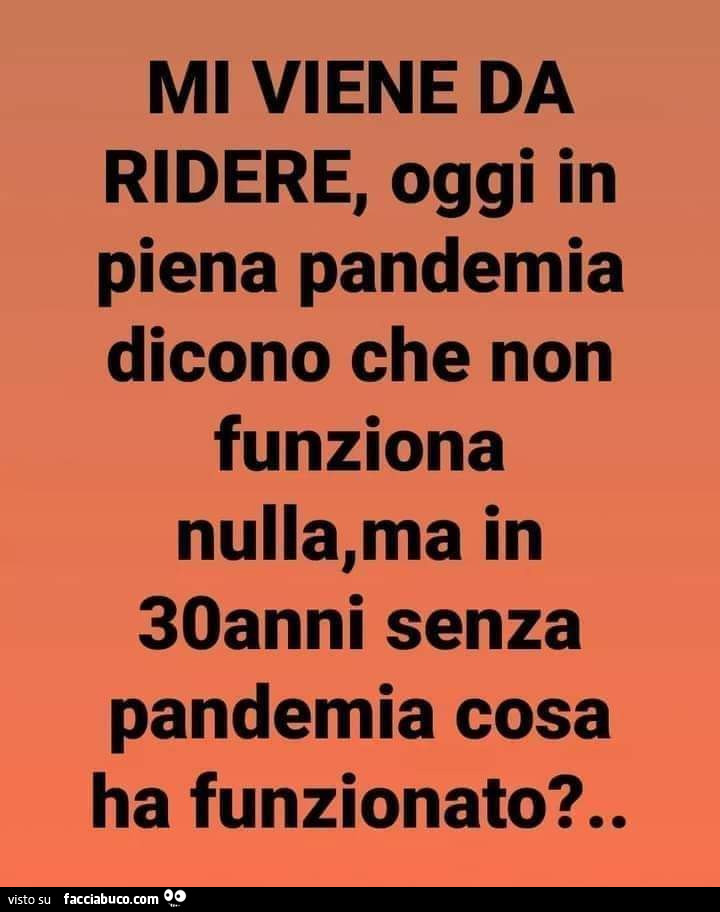 Mi viene da ridere, oggi in piena pandemia dicono che non funziona nulla, ma in 30anni senza pandemia cosa ha funzionato?