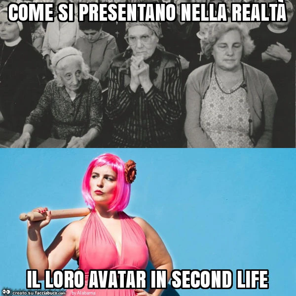 Come si presentano nella realtà il loro avatar in second life