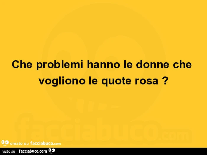 Che problemi hanno le donne che vogliono le quote rosa?