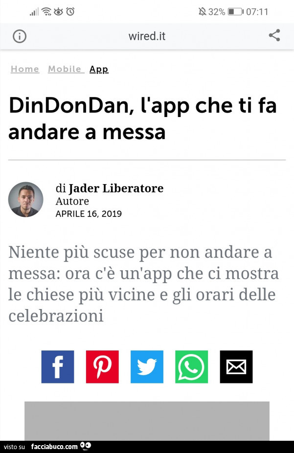 Dindondan, l'app che ti fa andare a messa