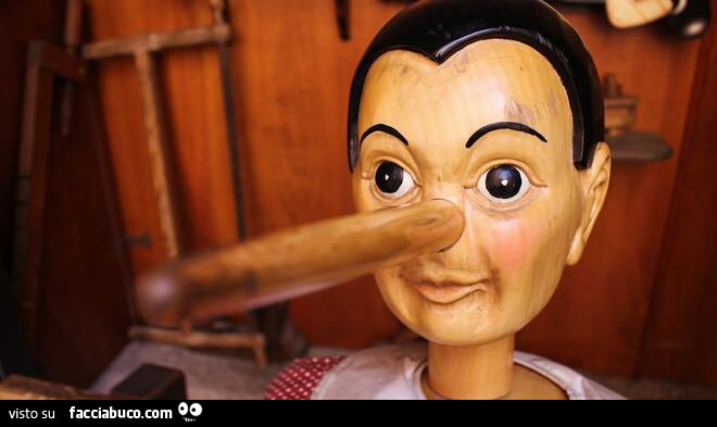 Pinocchio naso lungo
