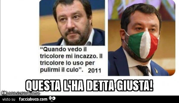 Questa l'ha detta giusta