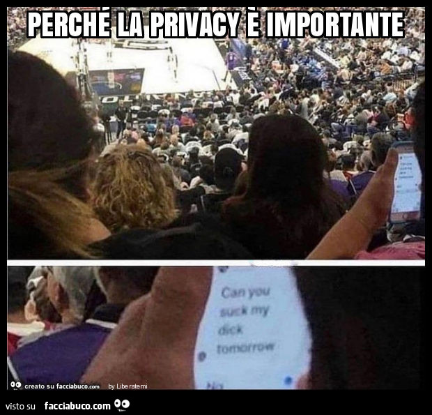 Perché la privacy è importante